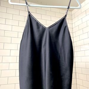 *NWOT* Victoria’s Secret SET!  Embellished Cami w/ draped back & shorts. ⚫️ XS/S